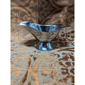 Stainless Steel 18/8 Silver Gravy Boat AS
